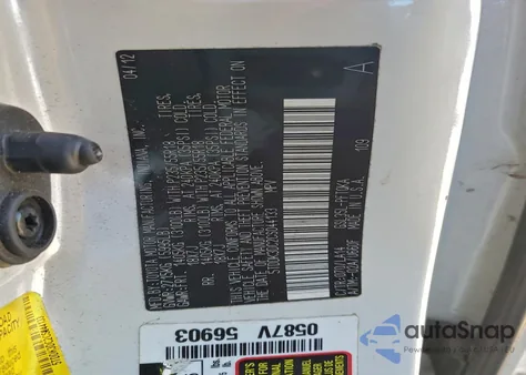 2012 Toyota Sienna Xle from USA, damaged, VIN 5TDDK3DC2CS044133